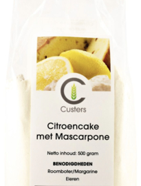 Custers Citroencake met Mascarpone 500 gram