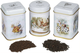 New English Tea Mini Alice in Wonderland 3 x 25 gram in blik