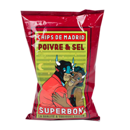 Superbon Chips Salt & Pepper 135 gram