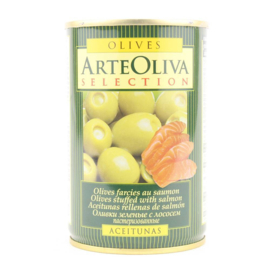 Arte Oliva Olijven met Zalm 300 gram