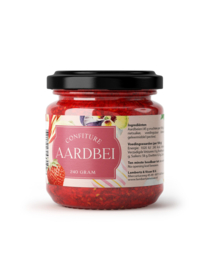 Paasconfiture Aardbei Jam 240 gram.