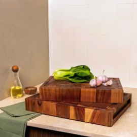 Pure Acacia Wood Hakblok 39 x 29 x 6cm