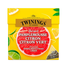 Twinings Thee Grapefruit Lemon & Lime 20 st. (groen)