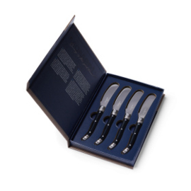 Moments Botermes set van 4 Zwart