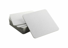 Bierviltjes Wit Blanco (10 stuks)