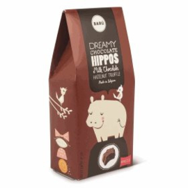 BARÚ Gourmet Hippo Milk Chocolate Hazelnut truffle