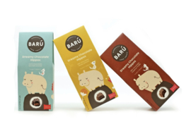 *BARÚ Gourmet Hippo Milk Chocolate Hazelnut truffle