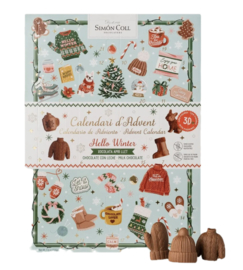 Simon Coll - 3D Hello Winter chocolade 9% Advent Kalender