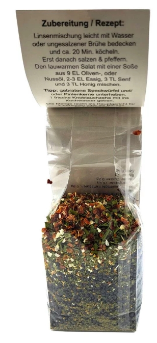 Spirit of Spice  Franse Beluga linzensalade.