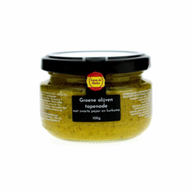 Serra de Rodes Groene Olijven Tapenade Zwarte Peper & Kurkuma