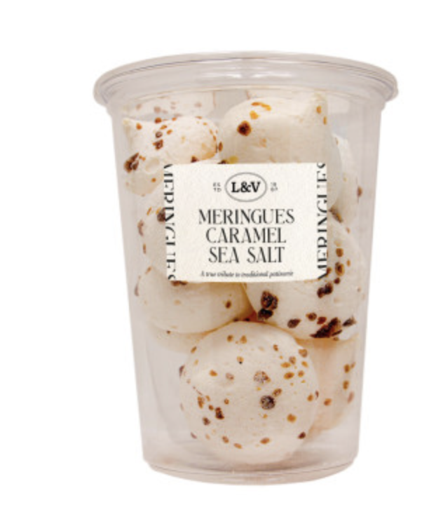 Snoeppot Meringues Caramel Zeezout