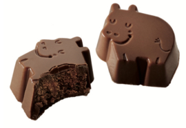 *BARÚ Gourmet Hippo Milk Chocolate Hazelnut truffle