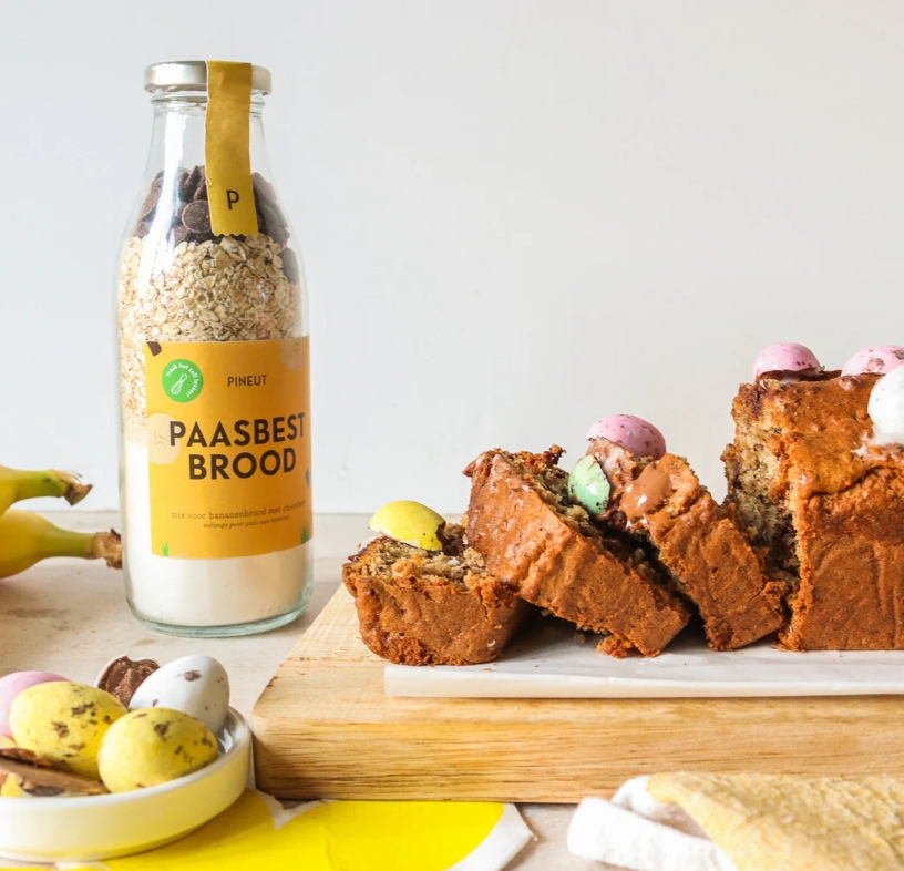 Pineut BananenBrood (Paas Brood.)