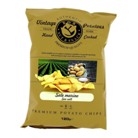 *Fox Vintage Potatoes Chips Zeezout 120 gram