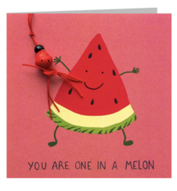 Kaart + Enveloppe: You are One in a Melon