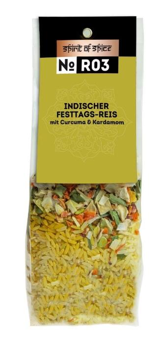 Spirit of Spice  Indische Feestdag-rijst met kruiden.