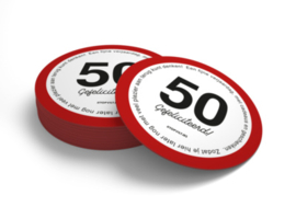 Verjaardag Bierviltjes 50 Jaar (10 stuks)