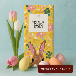 Vrolijk Pasen Chocoladereep