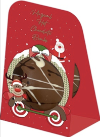 Chocolade Bom 1 stuk Rood Doosje