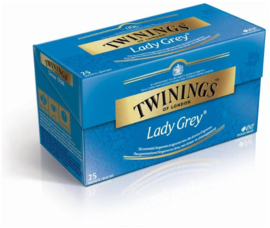 Twinings Thee Lady Grey 25 st. (zwart)