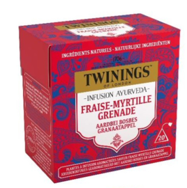 Twinings Thee Ayurveda Aardbei, Bosbes & Granaatappel