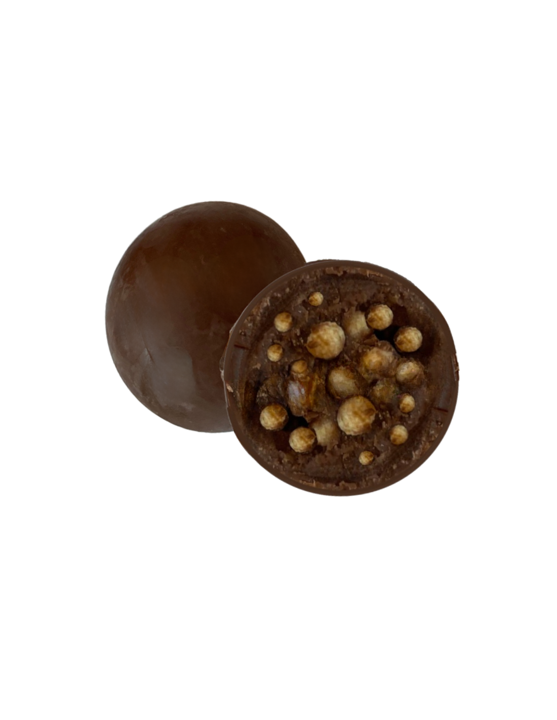 Praliné Bonbon Latte Nocciola Donker Blauw (Hazelnoot)  (20 stuks)