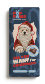 Chocoladereep Melk: Pop Paws All You want for Christmas
