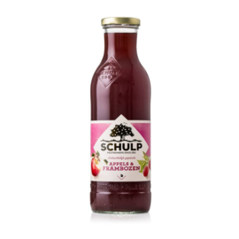 Schulp  Appel-frambozen sap 0,75 liter