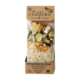 Cordero Risotto met Courgettebloemen