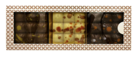 Chocolate Square TRIO Dubai - Speculoos - Hazelnoot