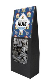 Snoep Doosje Hoera Nieuw Huis (Met Drop gereedschap)