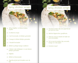 HOOFDGERECHT: Spicy Chicken Wraps met Belberry Limoen Azijn