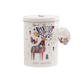 Christmas Stag Tin Clotted Cream Fudge 250g