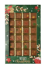 Giftbox Advent Kalender Melk 120 gram