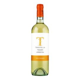 Wijn WIT Villa Trasqua Trastella Vermentino di Toscana 12,5%  0,7 Liter