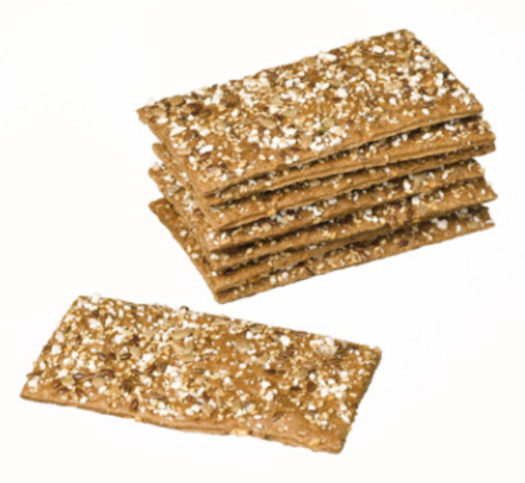 Donkermeergranen Crackers 8 stuks  (Online breuk is eigen risico)