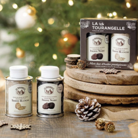 La Tourangelle Duo Zonnebloemolie met Zwarte & Witte Truffel