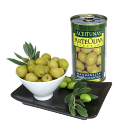 Arte Oliva Olijven met Ansjovis 300 gram