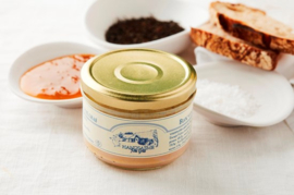 Handsaeme Foie Gras Ganzelever Bloc 200 gram in GLAZEN pot