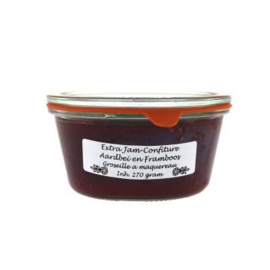 Woerkom's extra Jam-Confiture Aardbei Framboos 270 gram
