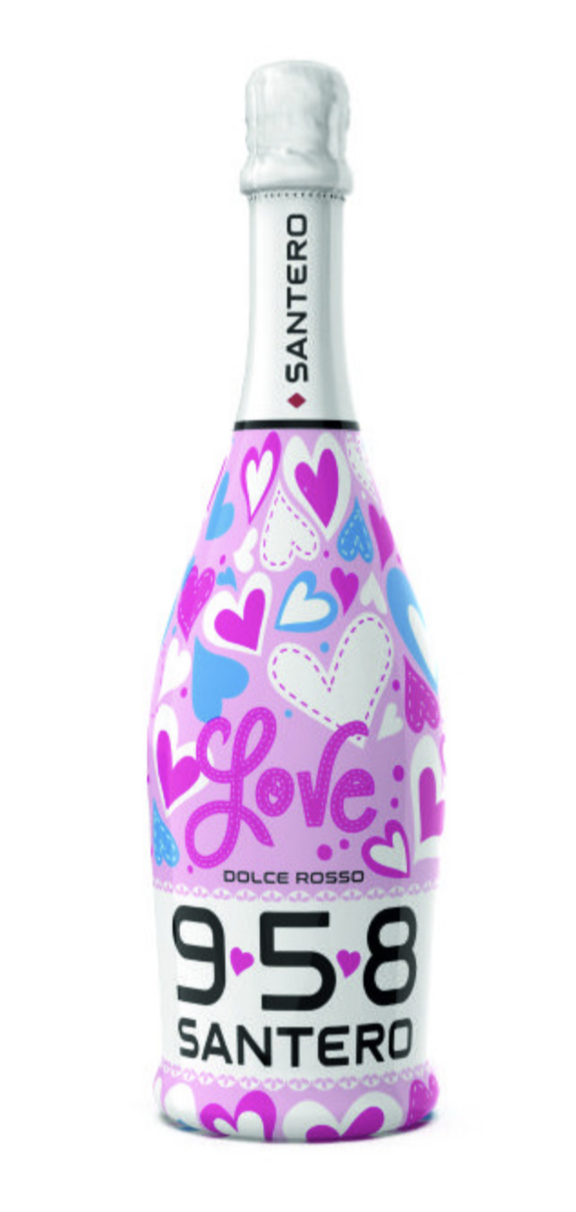 Santero Santero Love Dolce Rosso Bubbels 6,5% 0,75 ltr.
