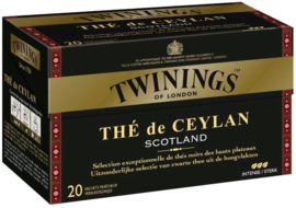 Twinings Thee Ceylon Scotland 20 st. (zwart)