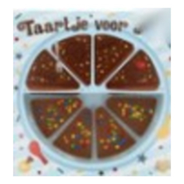 Callebaut Chocoladetaartje Taartje voor jou!