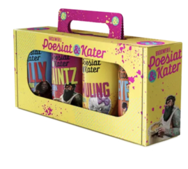 Bier Poesiat & Kater Giftpack ( 4 blikken )