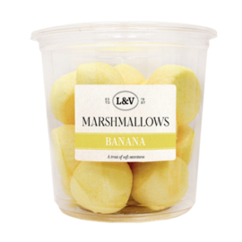 Snoeppot Marshmallow Geel