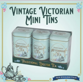 New English Tea Mini Tea Victorian 3 x 25 gram in blik