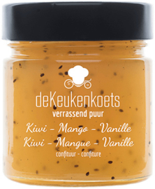 Keukenkoets Kiwi Mango Vanille 70%