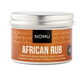 NOMU African Rub BBQ (vlees, gevogelte, zeevis en schaaldieren of groente)