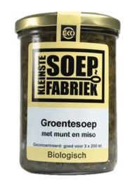 Kleinste Soepfabriek BIO GroenteSoep met Munt & Miso