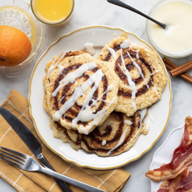 RECEPT: Cinna-roll pancakes met Ahorn Siroop